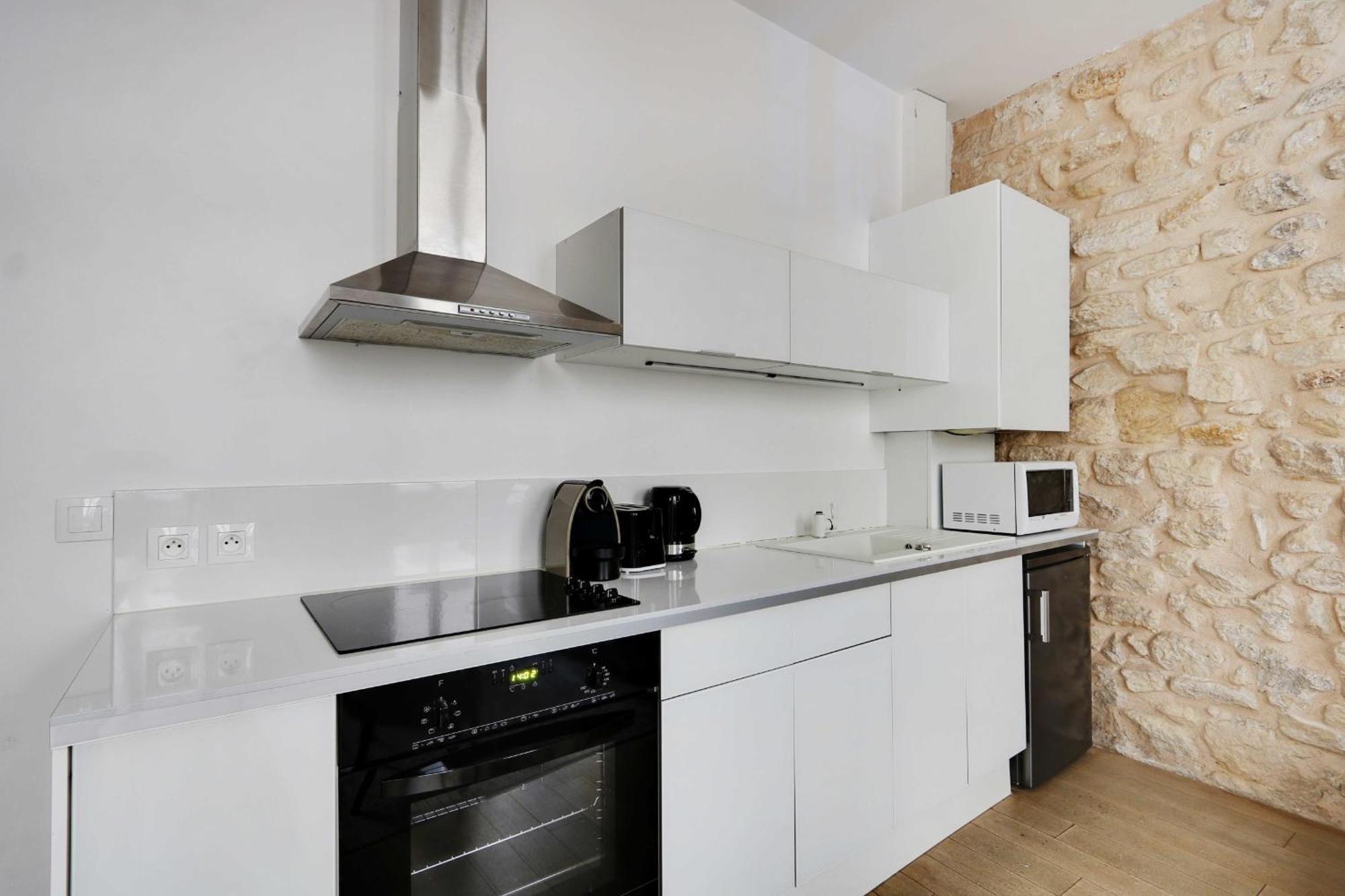 Apartamento Confortable -1br 4p- Quartier Beaubourg *