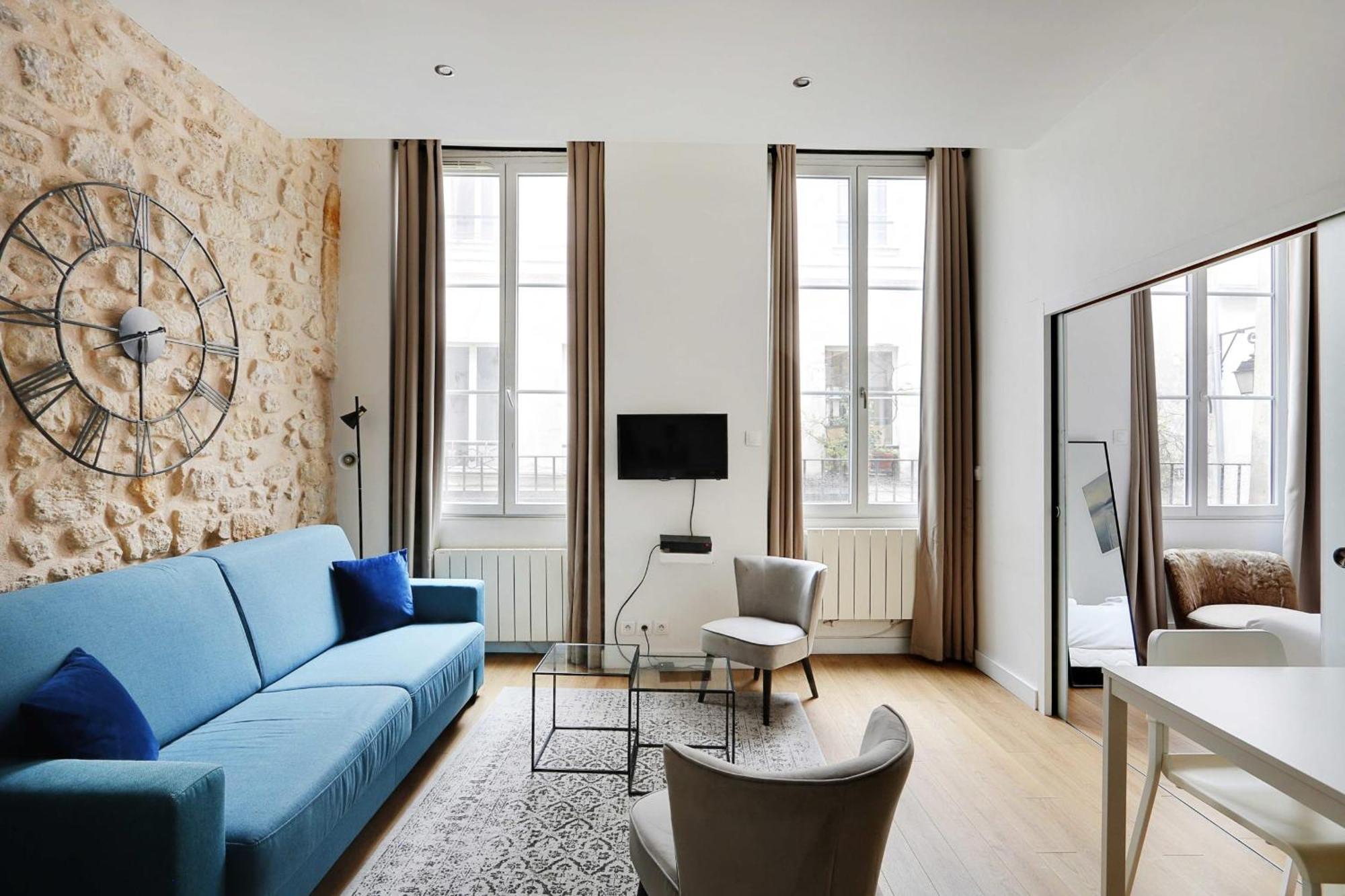 Apartamento Confortable -1br 4p- Quartier Beaubourg